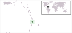 Położenie Saint Lucia