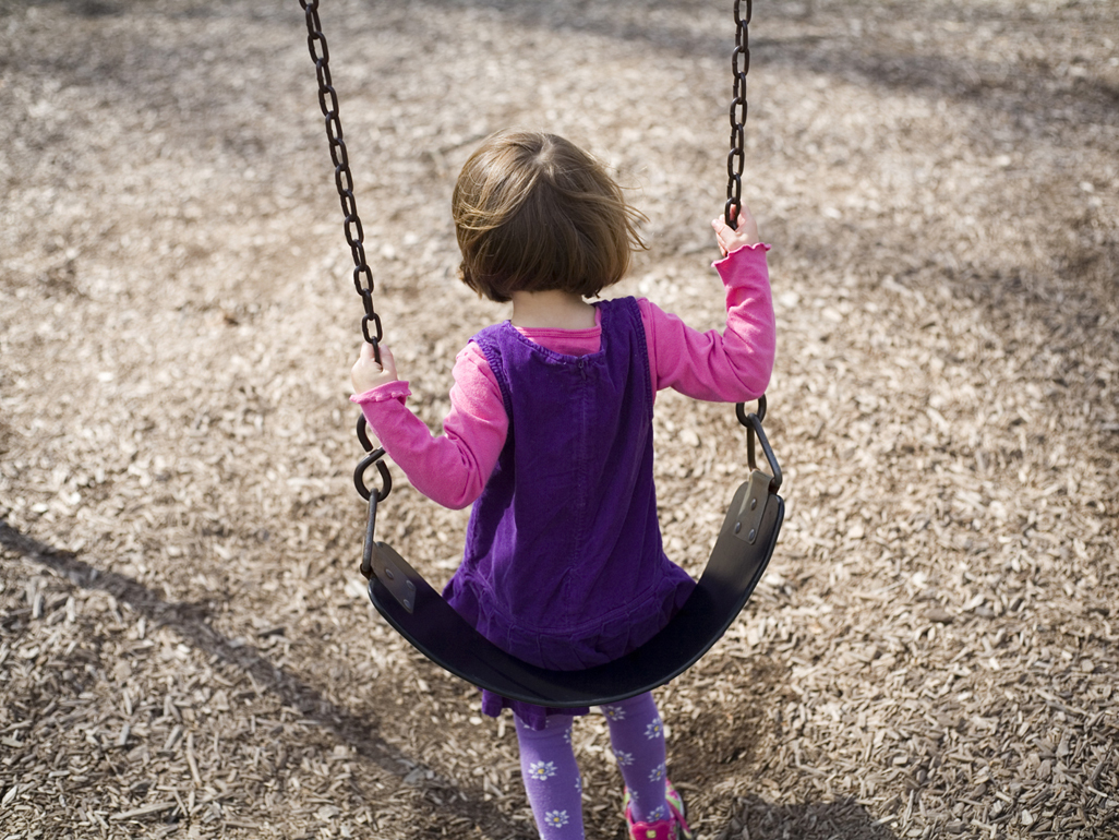 Niña en el parque