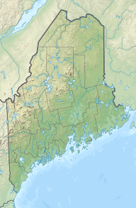 Location of Great Pond in Maine, USA.