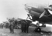 A Polish PZL.37 Łoś medium bomber aircraft