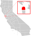 Map of California highlighting San Francisco County