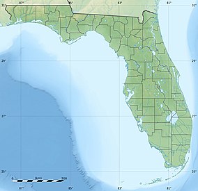 Map showing the location of Charlotte Harbor Preserve State Park