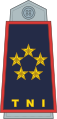 Laksamana besar (grand admiral) rank insignia