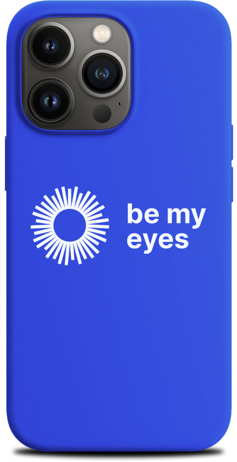 Be My Eyes iPhone cover