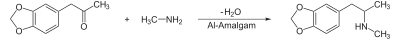 Synthesis of MDMA from piperonal