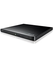 LG GP65NB60 8X USB 2.0 Super Multi Ultra Slim Portable DVD Writer Drive +/-RW External Drive with M-DISC Support - Black