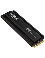 Crucial T500 1TB Gen4 NVMe M.2 Internal Gaming SSD with Heatsink, Up to 7300MB/s, Playstation 5 Compatible + 1mo Adobe CC All Apps- CT1000T500SSD5