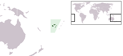 Location of Fiji