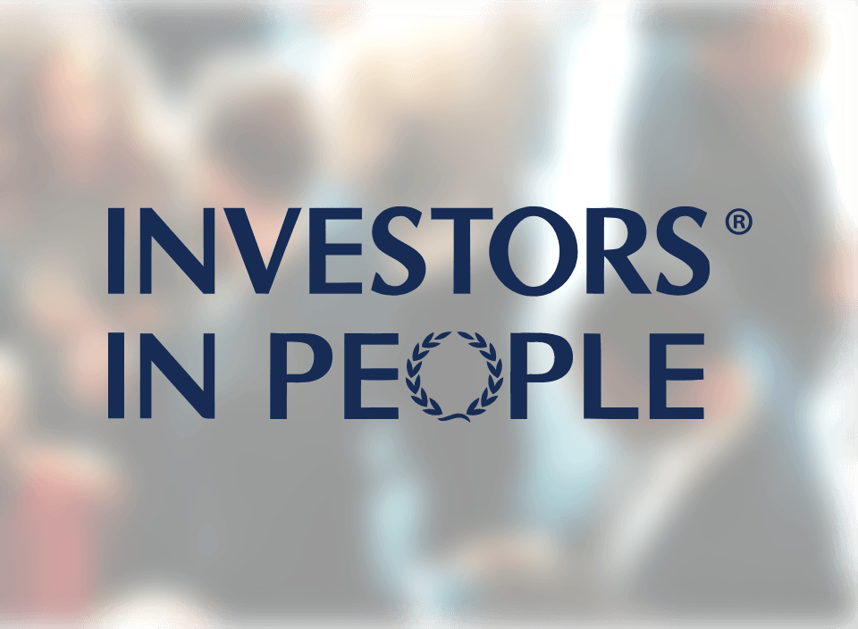 Investors In People accredited. Silver