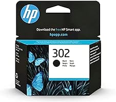 HP 302 Cartouche d'Encre Noire Authentique (F6U66AE) Standard