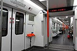 Train Interior of Wuhan Metro Line 7