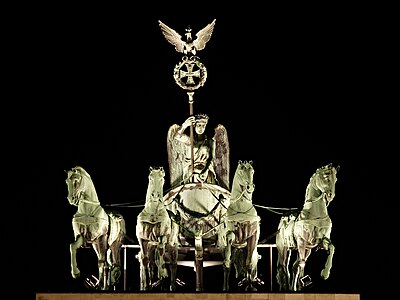 Brandenburg Gate quadriga, by א