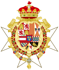Coat of arms as Infante of Spain[5]