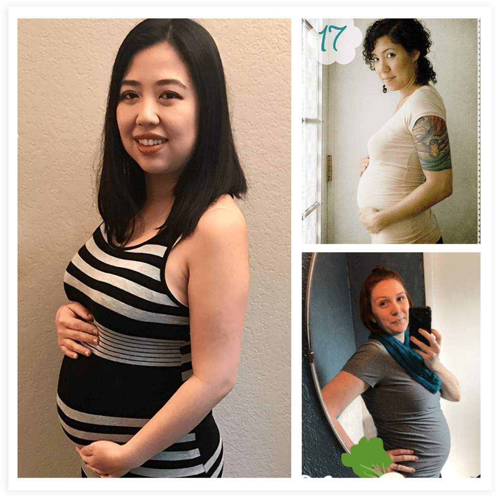 17 weeks pregnant bellies