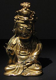 Joseon figure displays the karana mudrā.