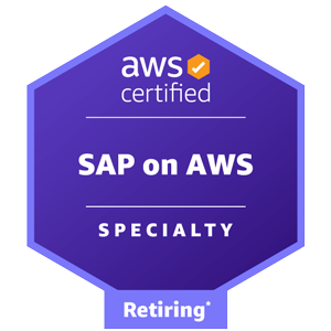 AWS Certified: SAP on AWS - Specialty badge