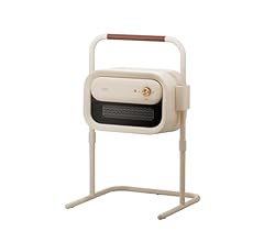 Sothing Portable Electric Space Heater - Sideboard Space Floor Heater 1500W PTC, Adjustable Height & Angle Bedroom Heater w…