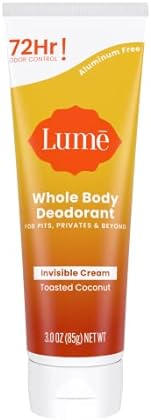 Lume Deodorant For Underarms & Private Parts 3oz Tube