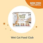 Highly Rated Wet Cat Food Club - Amazon Subscribe & Discover, Adult 