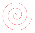 Archimedean spiral