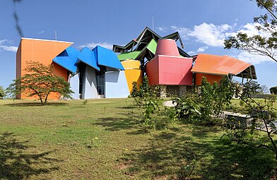 Biomuseo, Panama City, Panama, by Frank Gehry, partially opened in 2014, completed in 2019[102]