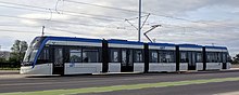 GRT's fleet consists of low-floor buses such as this Nova LFS, and Flexity Freedom light rail vehicles