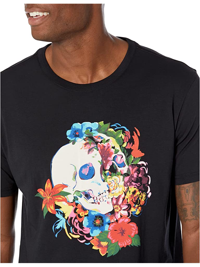 Robert Graham Burning Rose Short Sleeve Knit T-Shirt