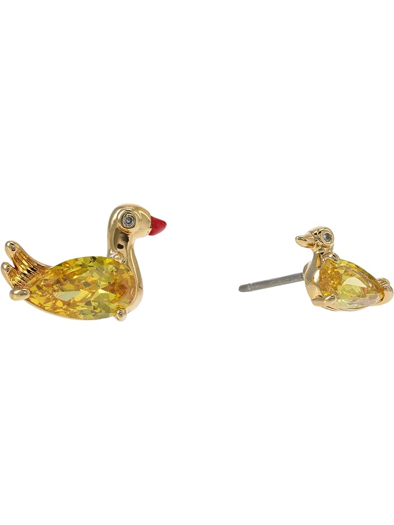 Kate Spade New York Love You, Mom Duck Asymmetrical Studs Earrings