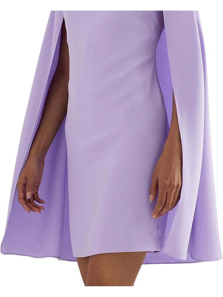 LAUREN Ralph Lauren Cape Georgette Cocktail Dress