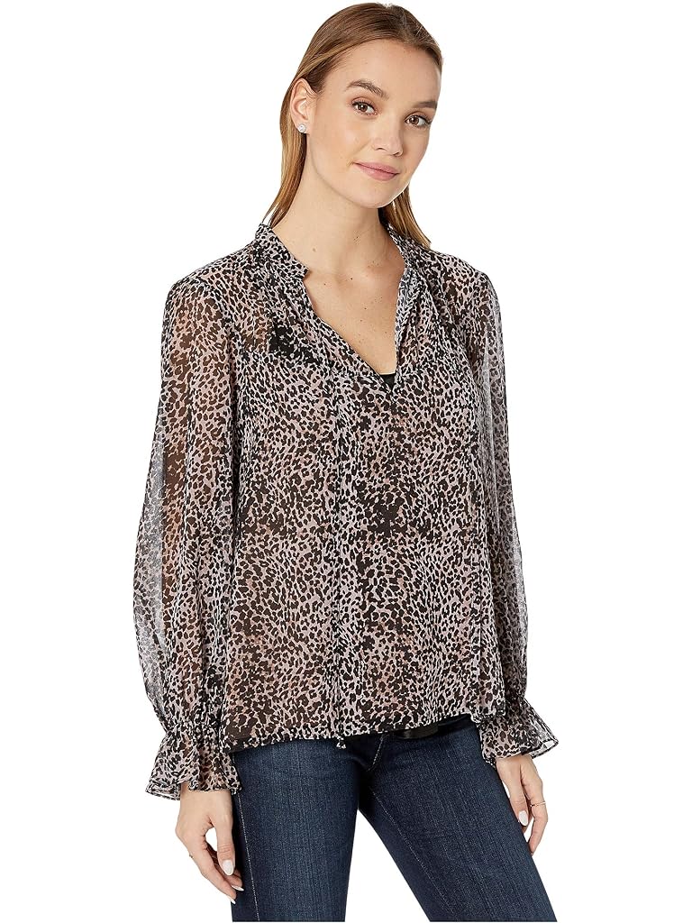 Nanette Lepore Breezy Cheetah Top