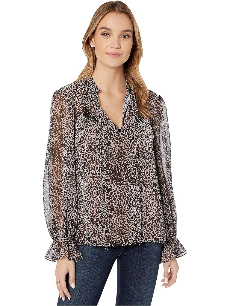 Nanette Lepore Breezy Cheetah Top