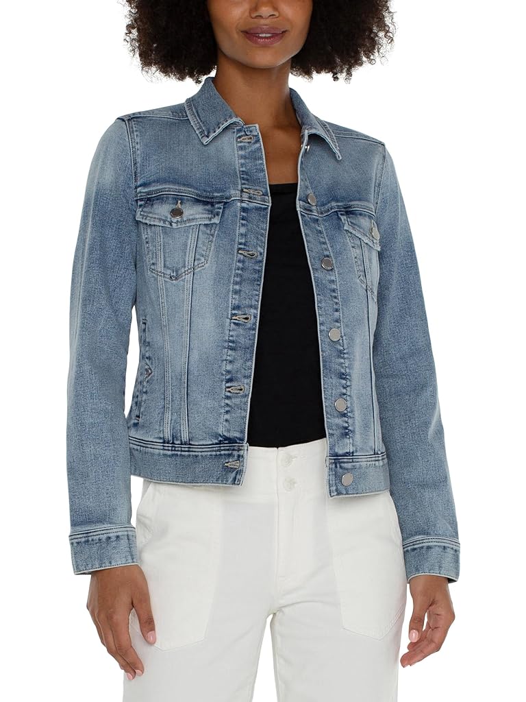 Liverpool Los Angeles Classic Jean Jacket Stretch Denim