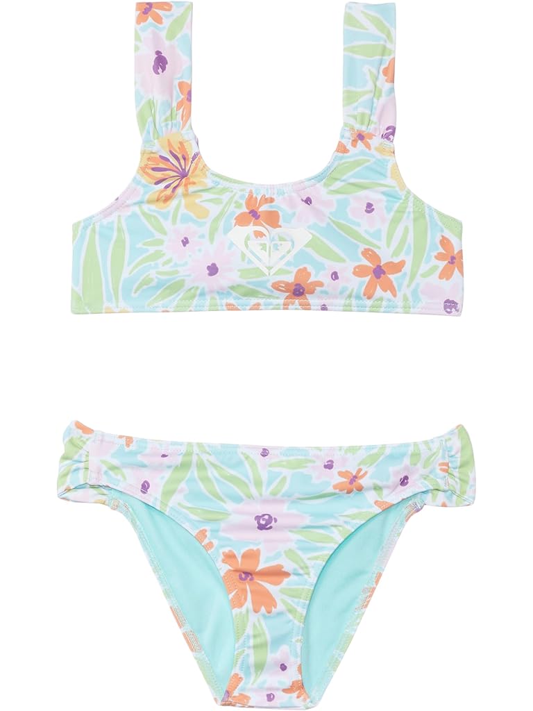 Roxy Kids Hawaiian Spirit Bralette Set Swimsuit (Toddler/Little Kids/Big Kids)