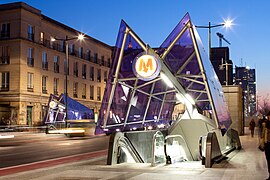 Entrace to the metro station