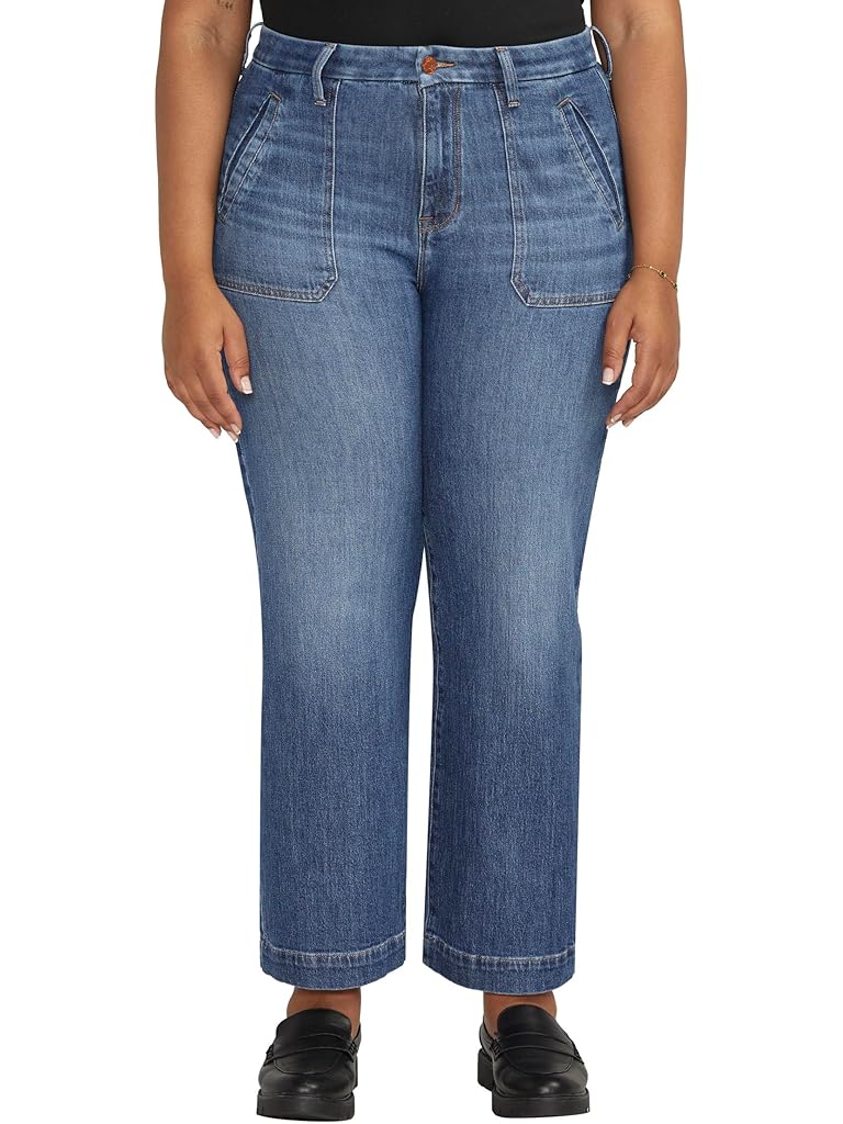 Blue Jag Jeans Plus Size Sophia High-Rise Wide Leg Jeans