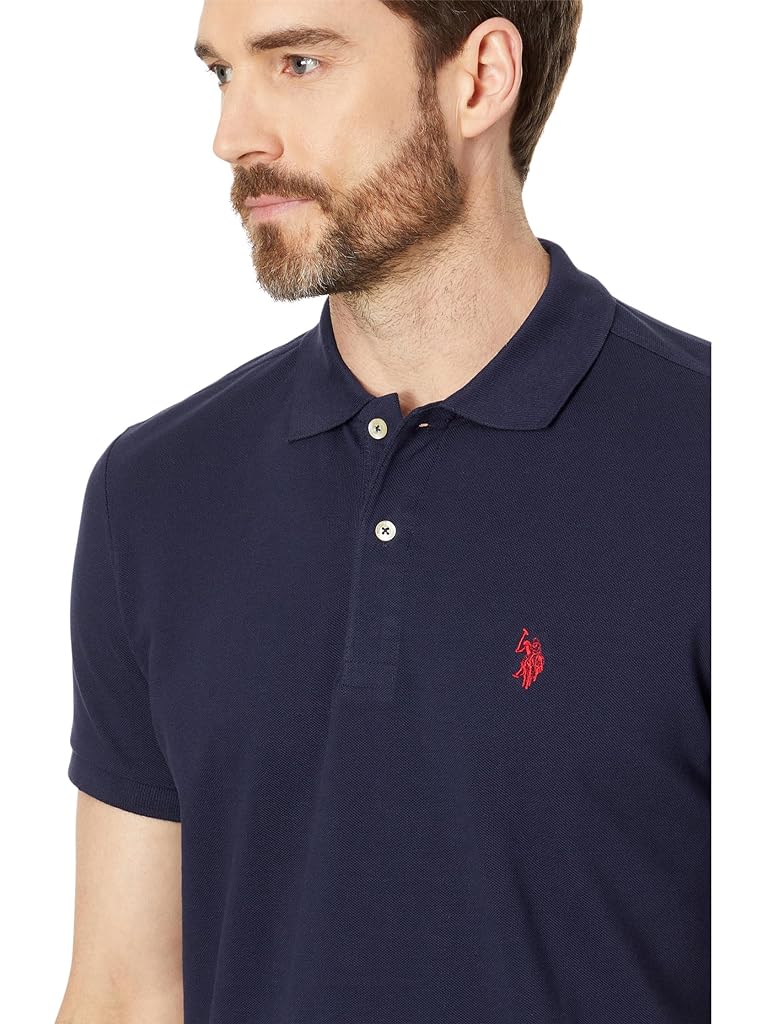 U.S. POLO ASSN. Slim Fit Solid Pique Polo Shirt