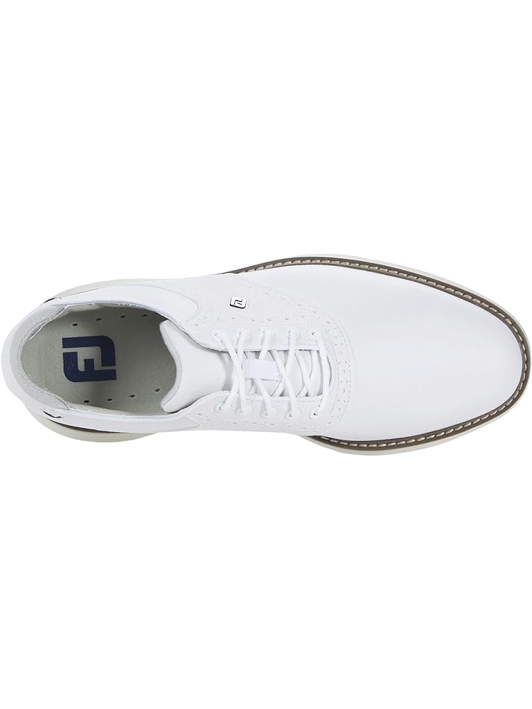 White FootJoy Traditions Golf Shoes