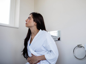 Mujer en el baño