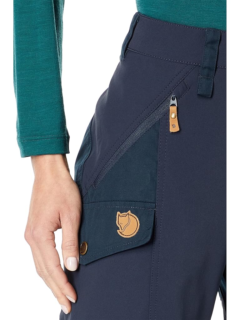 Navy Fj&#228;llr&#228;ven Nikka Curved Trousers