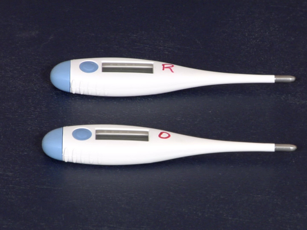 two thermometers