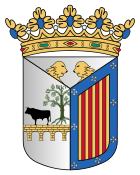 Representación heráldica del blasón municipal