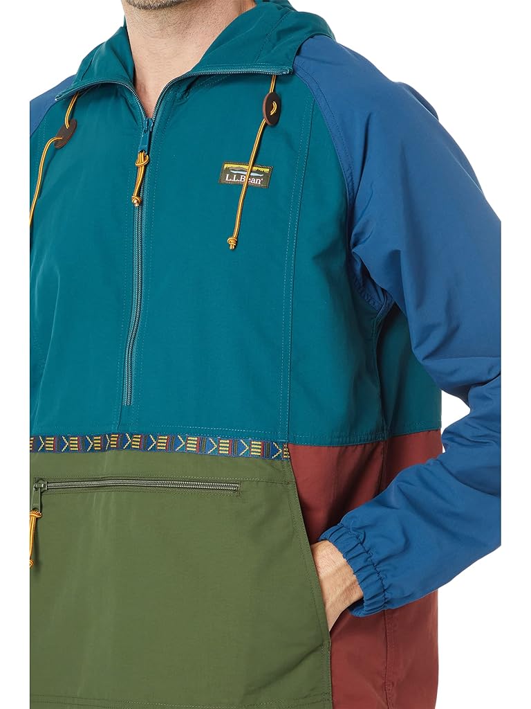 Blue L.L.Bean Mountain Classic Anorak Multicolor