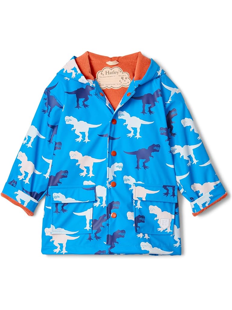 Hatley Kids Giant T-Rex Colour Changing Raincoat (Toddler/Little Kids/Big Kids)