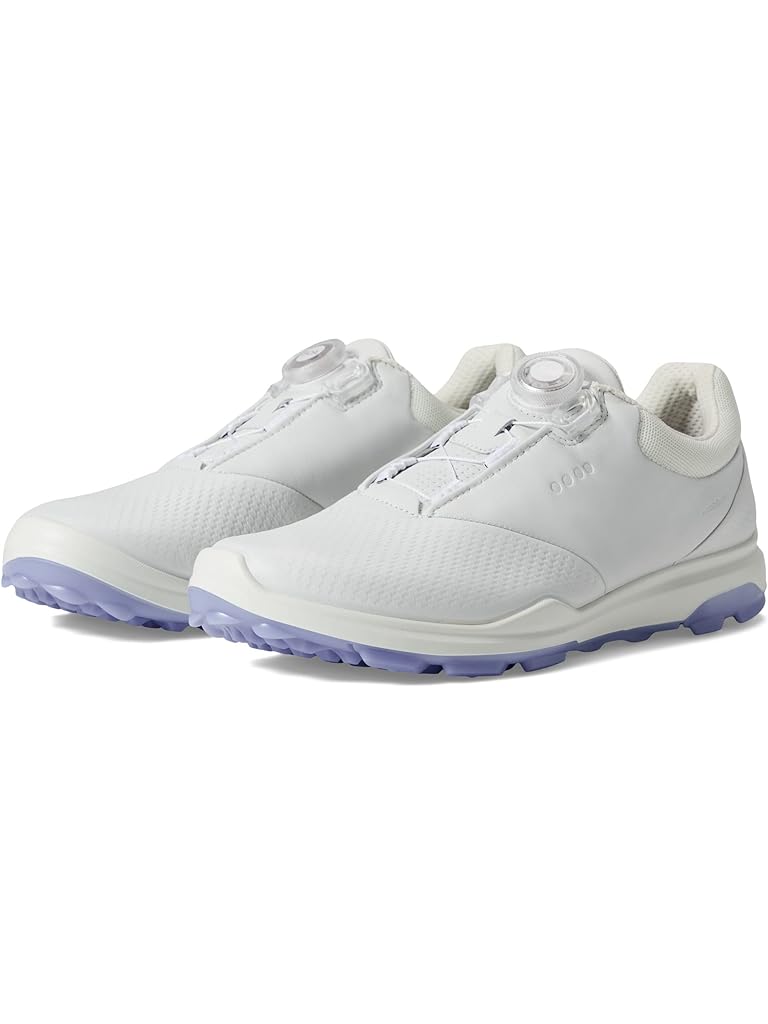 White ECCO Golf Biom Hybrid 3 Boa Golf Shoes