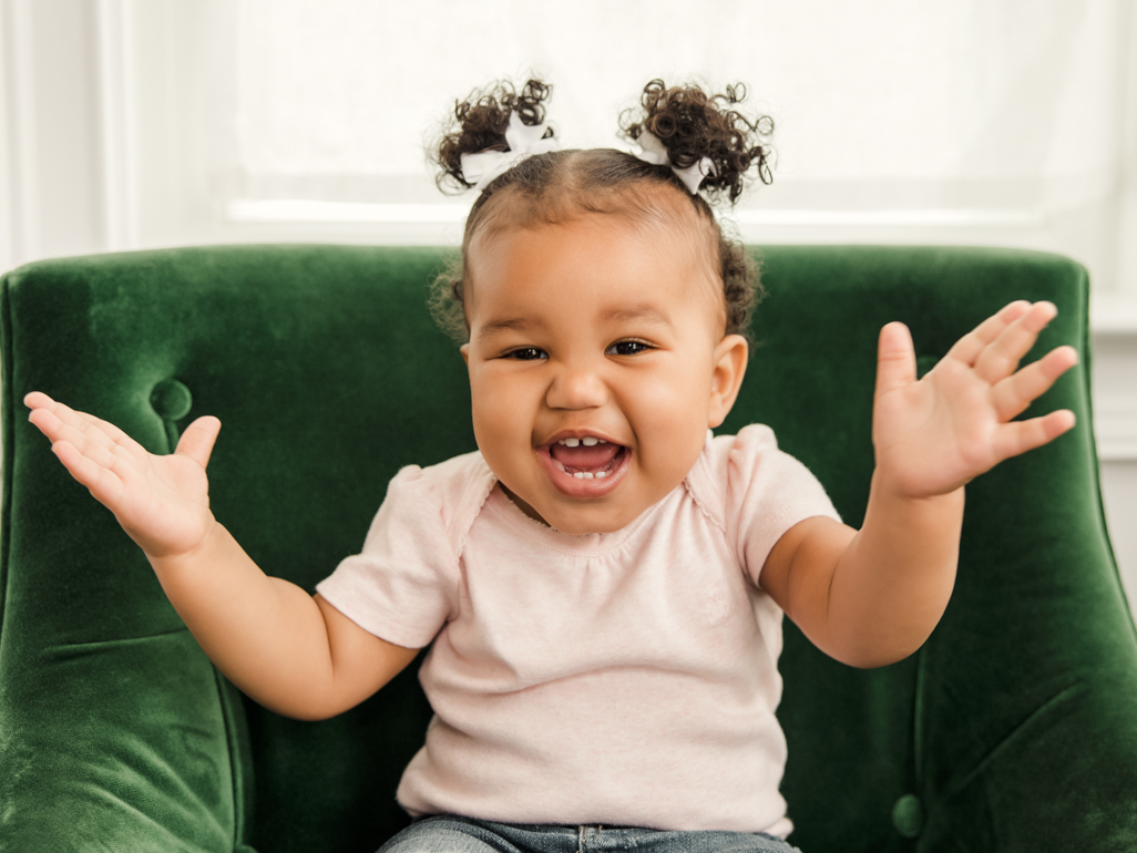 Niña sonriendo