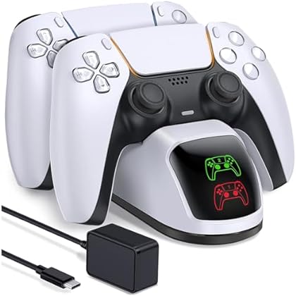 PS5 Controller Charging Station with Dual Controller Charger