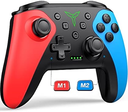 Wireless Switch Controller for Nintendo Switch/Lite/OLED Controller, Switch Controller with a Mouse Touch Feeling on Back ...