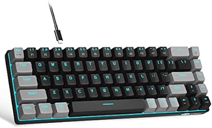 MageGee MK-Box Black Grey 68 Keys Mechanical Keyboard