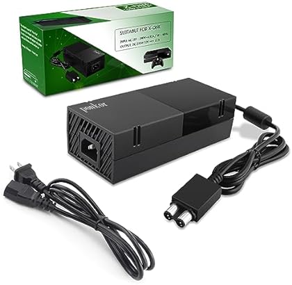 Ponkor Power Supply for Xbox One, AC Cord Replacement Power Brick Adapter 100-240V Compatible with Xbox One