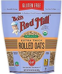 Bob's Red Mill Gluten Free Organic Thick Rolled Oats, 32 Oz